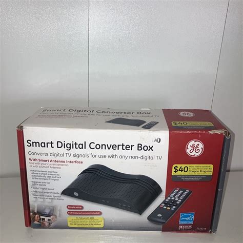 general electric converter box|GE Digital Converter Box 22729 : .